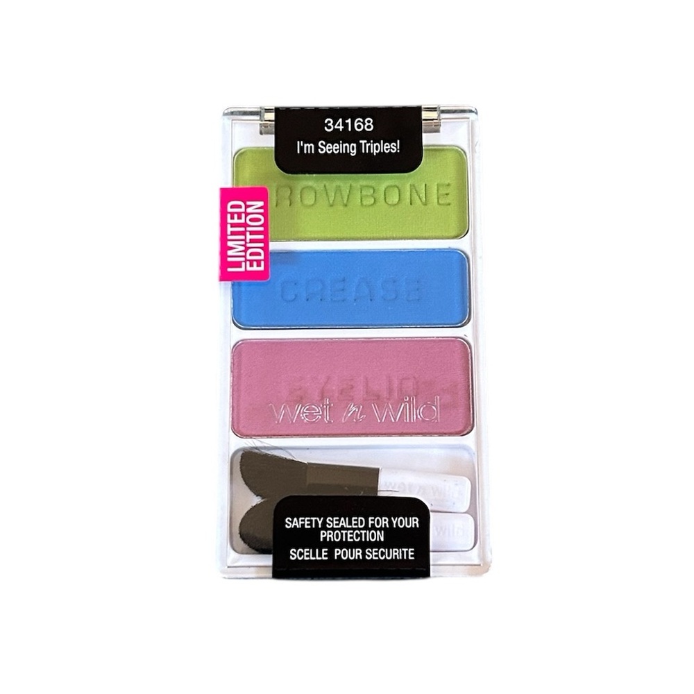 Wet n Wild I’m Seeing Triples Coloricon Eyeshadow Trio Pop Art Ltd. Edition NWT